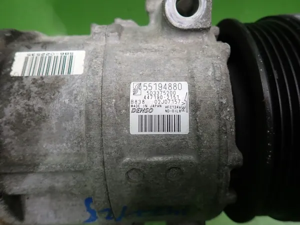 Fiat OE AC-kompressor OEM 55194880 - Begagnad image 3