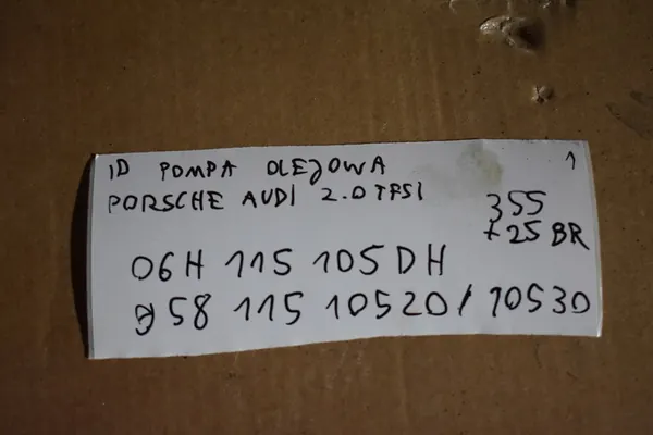 Olje pump Porsche Audi 2.0 TFSI image 4