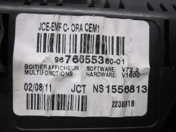 Peugeot 3008 Radio-Display OEM 9676655380 - Gebraucht image 7