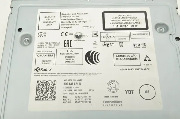 Skoda SD-Kartenleser OEM 5Q0035874B für Octavia III image 7