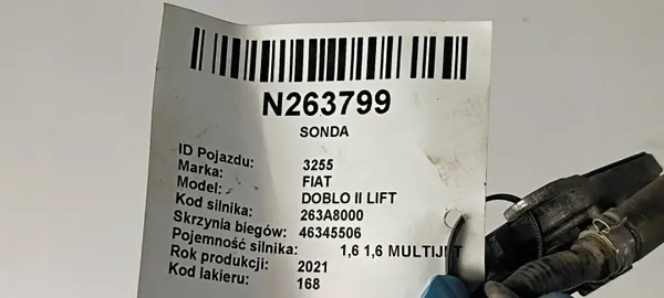 Lambda NOX Sensor OEM 46344800 für Fiat Fiorino image 7