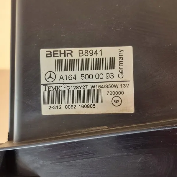 FLÄKT MERCEDES KLASS M W166 GLE W166 C292 GLS X166 image 3