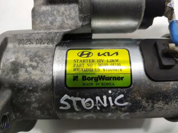 Motor de arranque OEM 36100-08100 para Kia Stonic Lift 1.0 T-GDI image 4