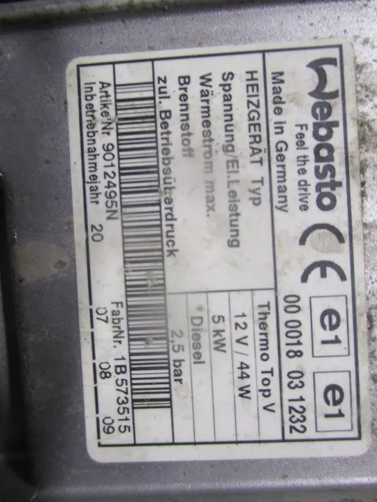 Webasto Thermo Top KBI51009 pour Ford Galaxy III 06-09 image 5