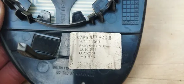 VW Touareg 7P 2010-2018 Rechter Einsatz OEM 7P6 857 522B image 3
