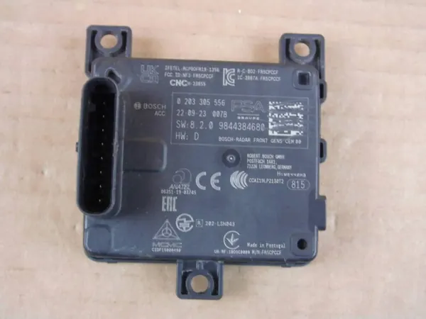 Sensor radar dianteiro OEM 9844384680 para Opel Astra VI L image 2