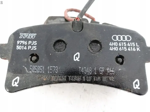 Keramik-Bremsbeläge Hinten OEM 4H0615415L 92KM image 3