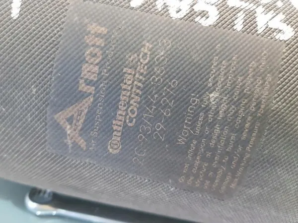 Luftfjädring OEM IOP7976UIO Höger Bak Mercedes W251 image 3