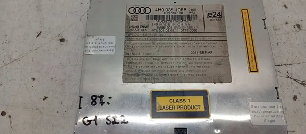 Audi A8 S8 D4 Navigationsleser OEM 4H0035108E image 4