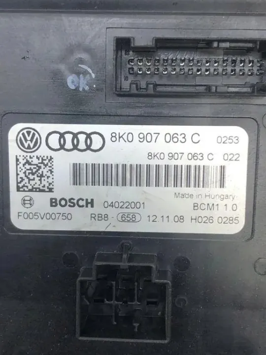 Module Confort Audi A5 Cabrio OEM 8K0907063C image 3