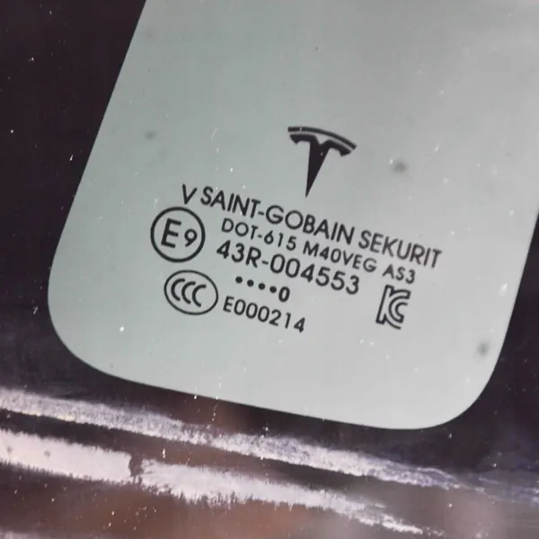 Vidro traseiro esquerdo Tesla Model X OEM 105527500G image 6