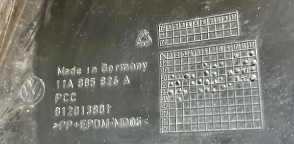 VW ID.4 Front Right Wheel Arch 11A809958D image 6