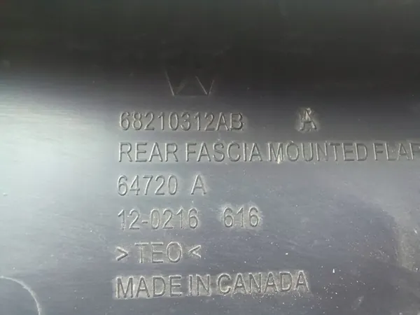 2015 Jeep Cherokee Rear Bumper Corner 68210312AB image 6