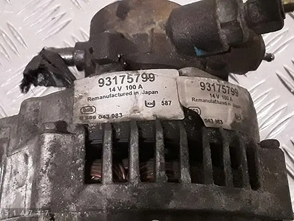 2001 Opel Astra G Generaattori 1700td OEM 93175799 image 3