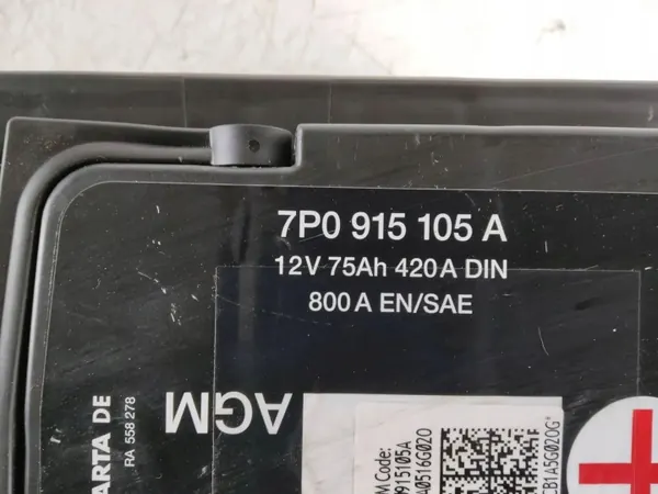 Porsche Cayenne Akku OEM 7P0915105A - 1Ah image 4