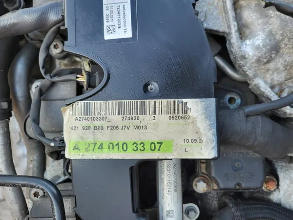 Kokonainen moottori Mercedes C W205 2.0 Bensiini CGI 274920 OE image 4