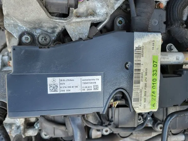 Kokonainen moottori Mercedes C W205 2.0 Bensiini CGI 274920 OE image 5