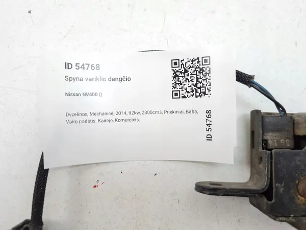 Nissan NV400 Motorhuv 2014 656010010R image 4