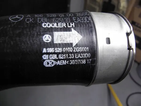 Intercooler Luchtbuis Mercedes GLE W166 OM651 A1665280100 image 3