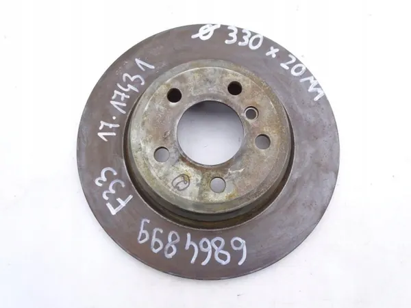 OEM 6864899 Achterremsschijf 330mm voor BMW 3 GT image 2