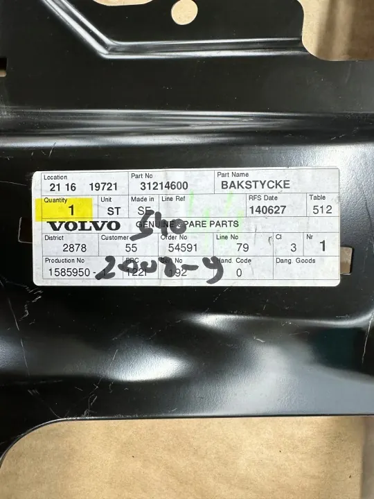 Lente de faro trasero derecho Volvo S40 OEM 31214600 image 5