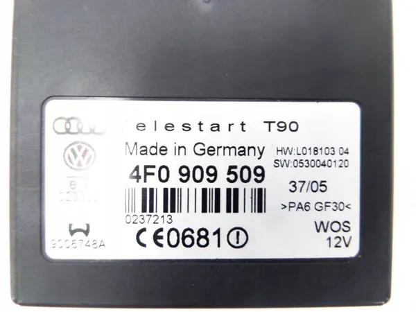 Módulo aquecedor auxiliar Audi A6 Allroad OEM 4F0909509 image 4