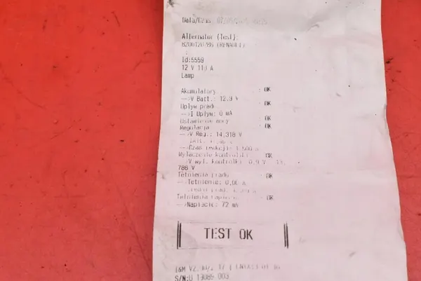 Vaihtovirtageneraattori Renault Megane 2 1.5 DCI 8200120286 image 2