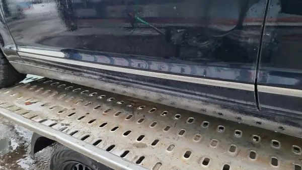 OEM A6 C6 LIFT KOMBI 08-12 LZ5D Moldura Puerta Izquierda image 3