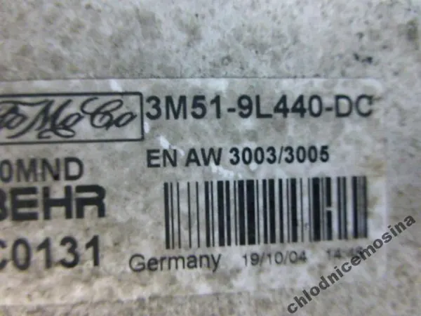 Intercooler OEM 3m51-9l440-dc pour Volvo C30 S40 V50 image 3