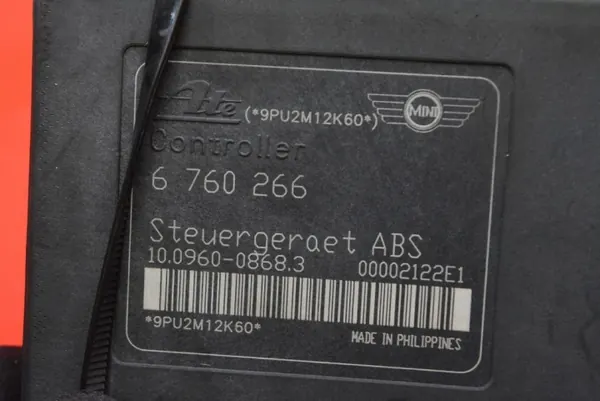 ABS-pumppu OEM 6760265 MINI Cooper R50 1.6 16V:lle image 6