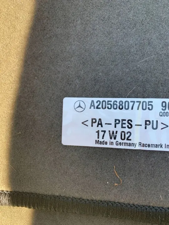 Matta set OEM A2056805805 för Mercedes C W205 AMG image 10
