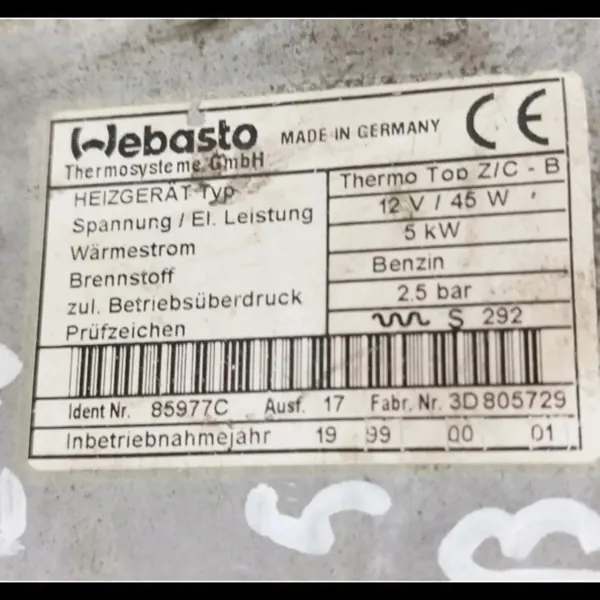 Webasto-Steuergerät OEM 3D805729 für Nissan Pathfinder image 8