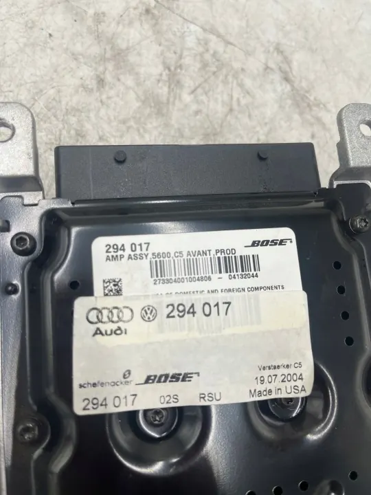 Bose Radio Versterker OEM 294017 voor Audi A6 C5 image 7
