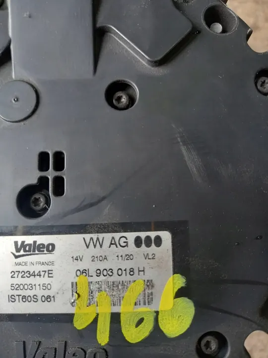 Vaihtovirtageneraattori Audi A5 2018 OE 06L903018H image 3