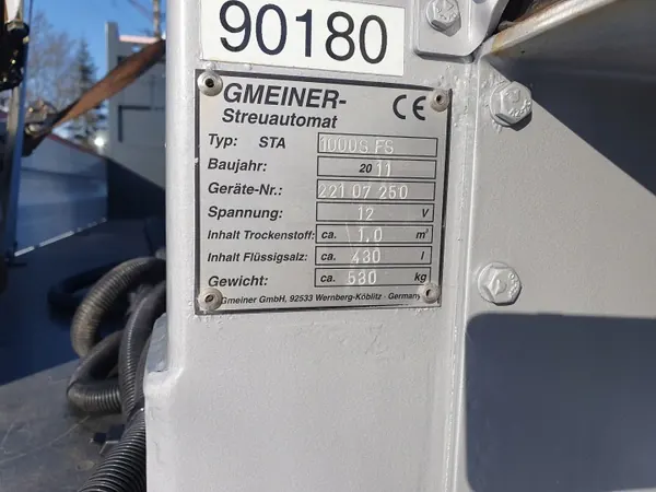 Strooier STA 221 07 250 - Gebruikt GMEINER STA 1000S FS image 6