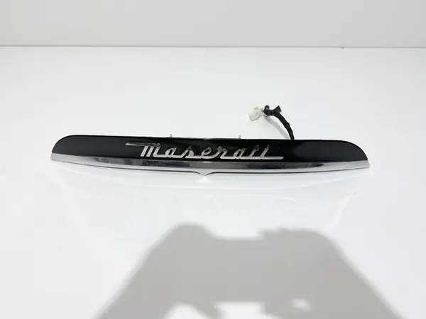 Garniture Chrome Coffre Maserati Ghibli OEM 670010758 image 4