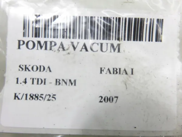 Pompe à vide OEM 038145209N pour Skoda Fabia II 1.4 TDI image 7