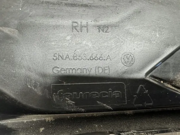 VW Tiguan II Front Rechte Untere Stoßstangengitter OEM ID1234 image 3