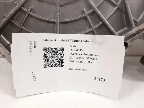 2017 Audi Q7 4M Motordel 059103153CJ image 5