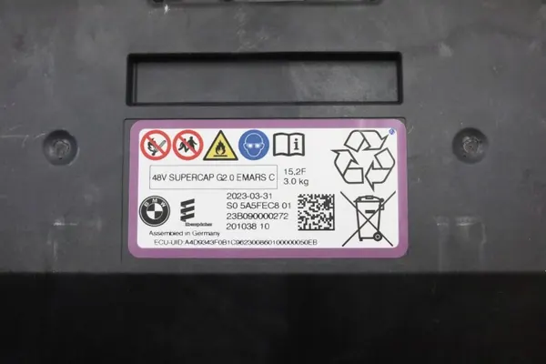 SuperCap-modul OEM 5A5FEC8 för BMW XM G09 SUV image 5
