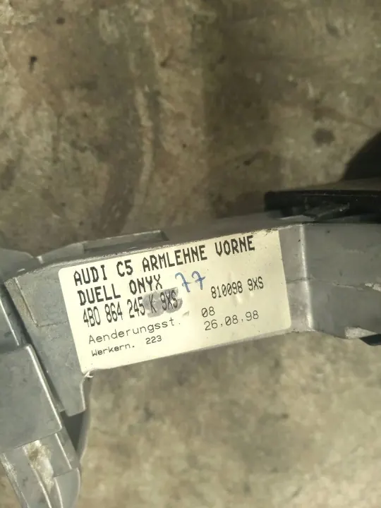 Accoudoir console Audi A6 C5 OEM 8100989XS Occasion image 9