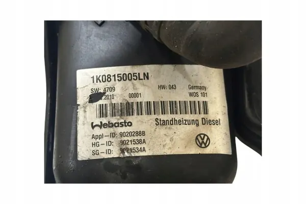 Webasto Heizung OEM 1K0815005LN für VW Golf Plus 1.6L image 8