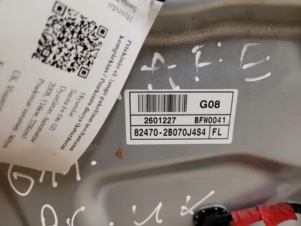 Elevador de vidro dianteiro esquerdo Hyundai Santa Fe II (CM) OEM image 4