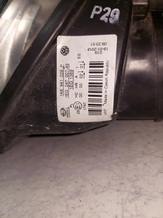 Vasen Ajovalo VW Golf V Jetta 1K6941029P image 8