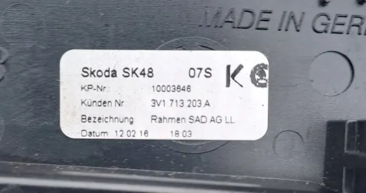 Skoda DSG Schaltknauf OEM 3V1713203A - Gebraucht image 3