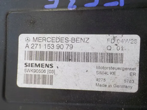 Calculateur Moteur Mercedes A2711539079 pour W203 1.8 Kompressor image 5