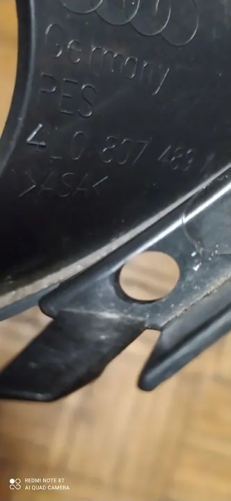 Cornice copertura alogena Q7 sinistra originale image 4