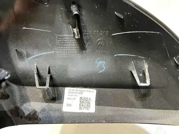 Carcaça do espelho OEM 3G0857537J para VW Passat B8 image 3