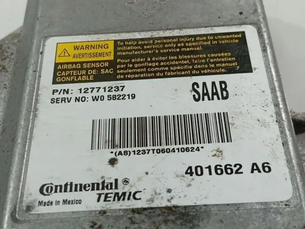 SAAB 9-3 SRS Airbag-Steuermodul OEM 12771237 image 4