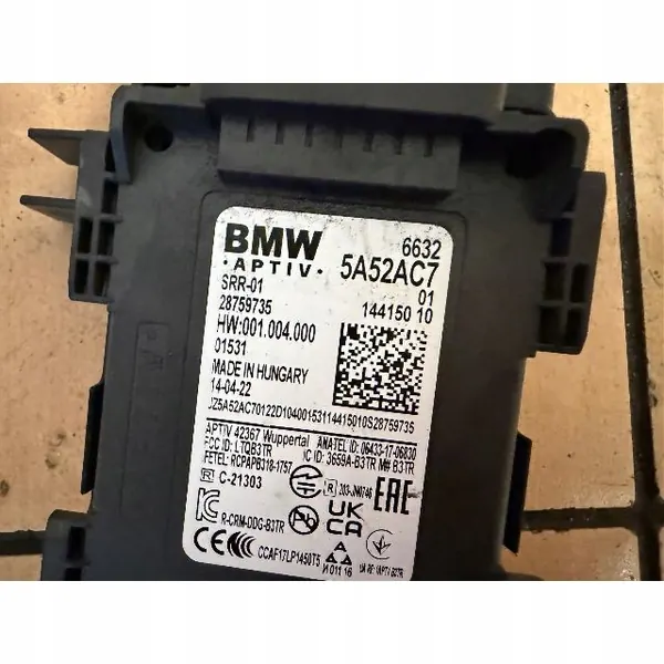 Radar d'assistance au changement de voie BMW OEM 5A52AC7 image 3